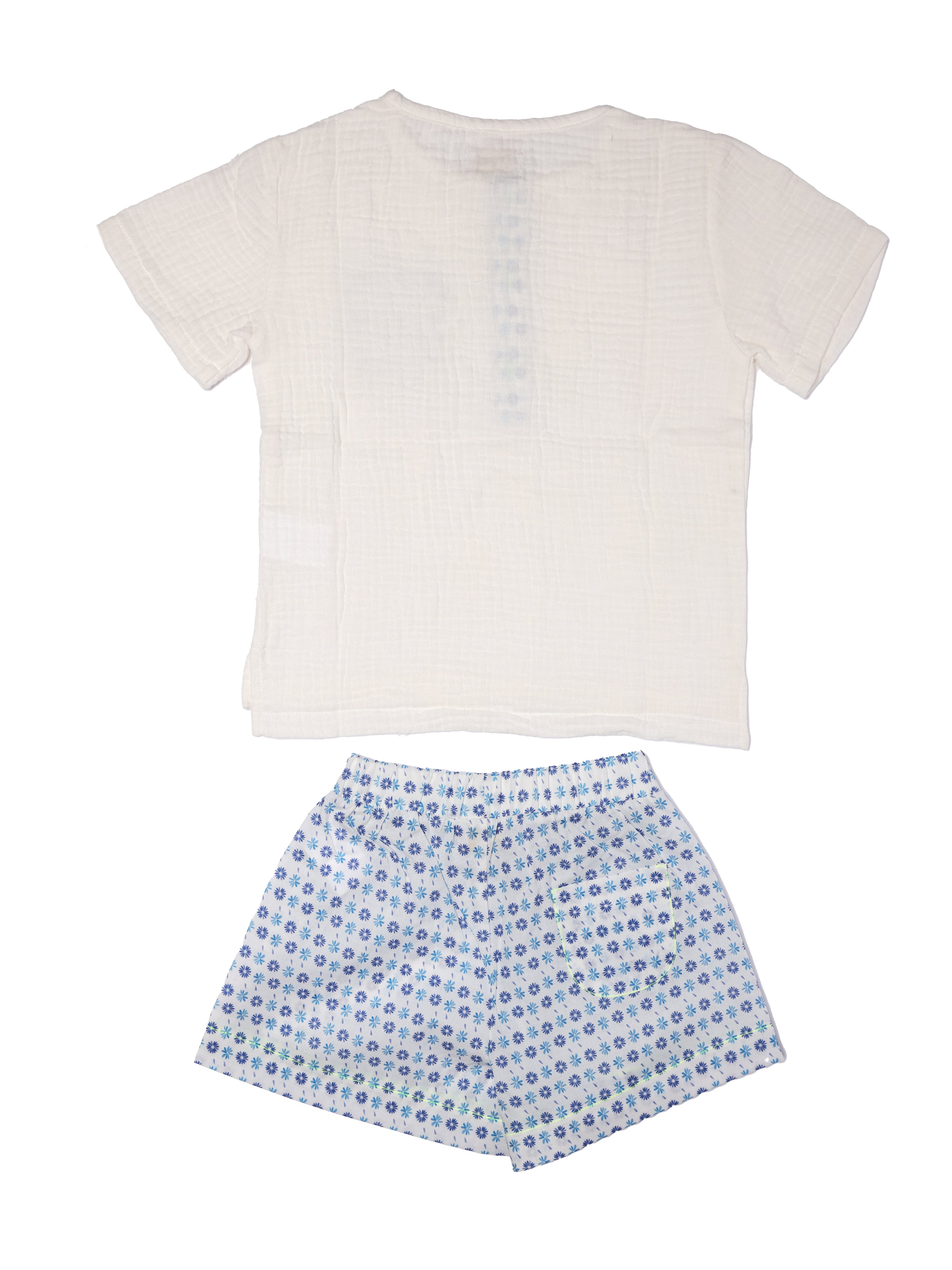 Unisex Camille Two-Piece Muslin Set