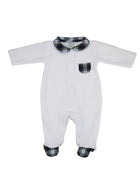 CHENILLE TARTAN SLEEPSUIT