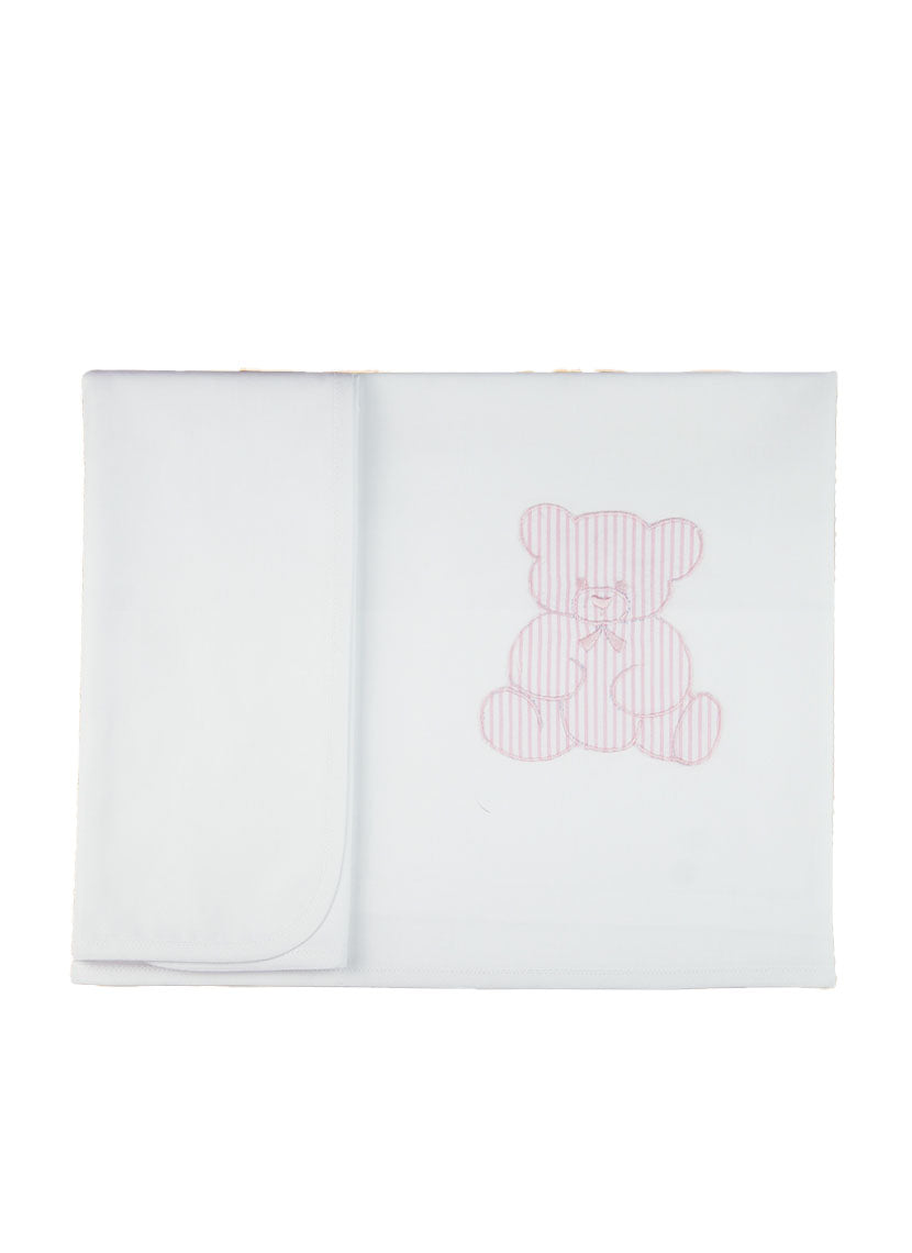 TEDDY BEAR SHEET PINK