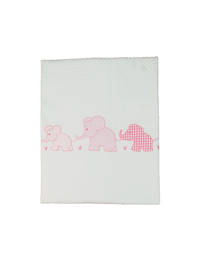 ELEPHANTS DUVET COVER PINK