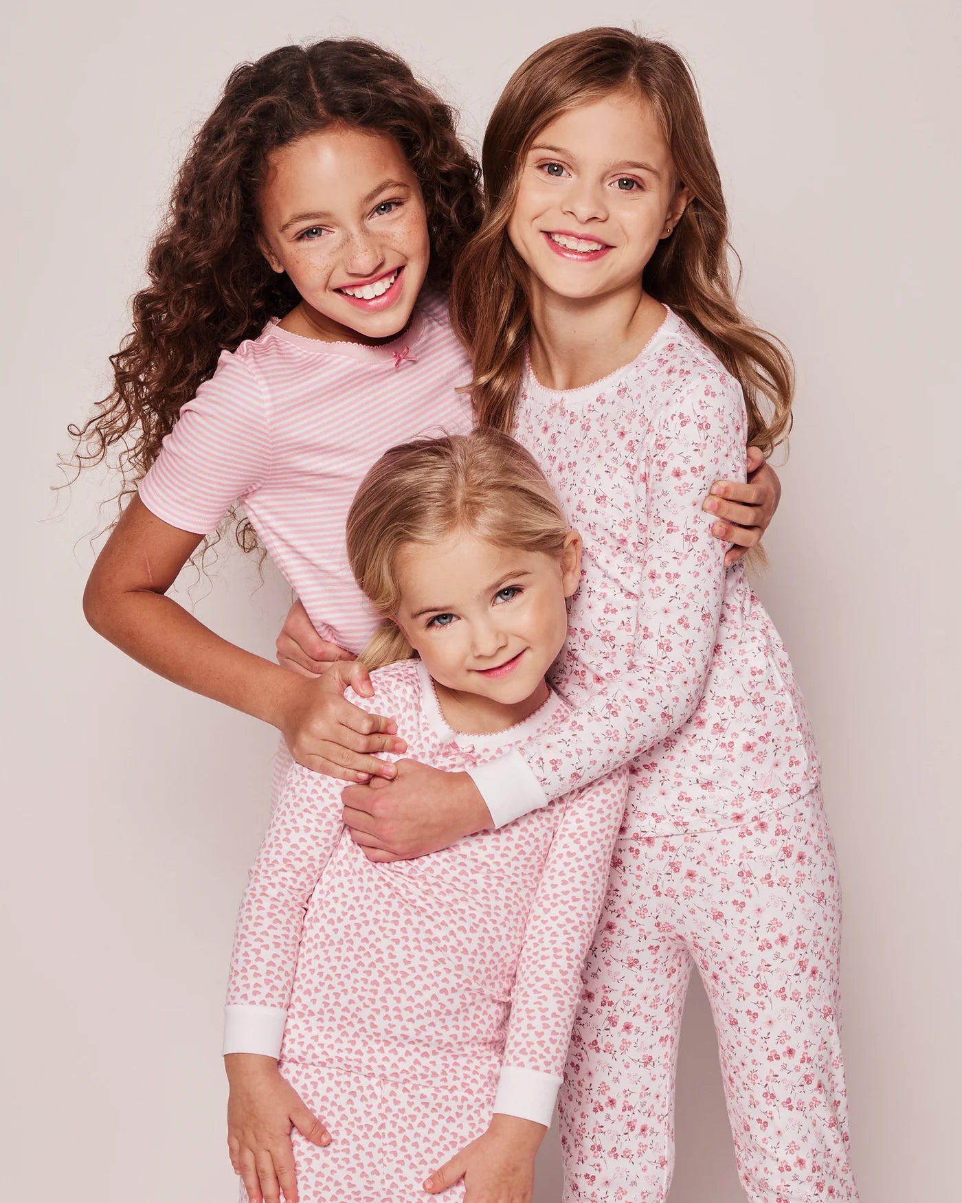 Kid's Pima Snug Fit Pajama Set in Sweethearts
