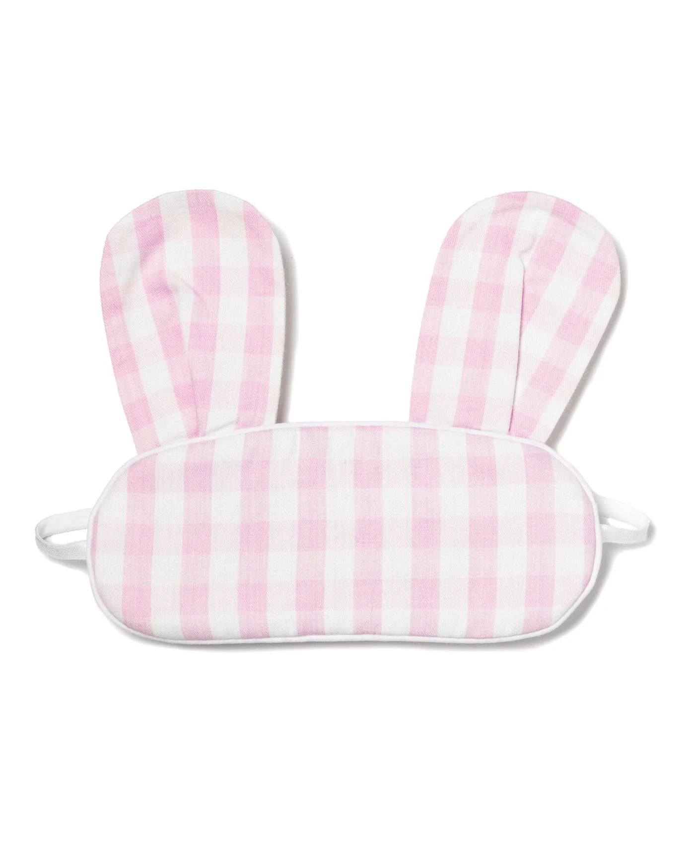 Kid's Bunny Sleep Mask in Pink Gingham