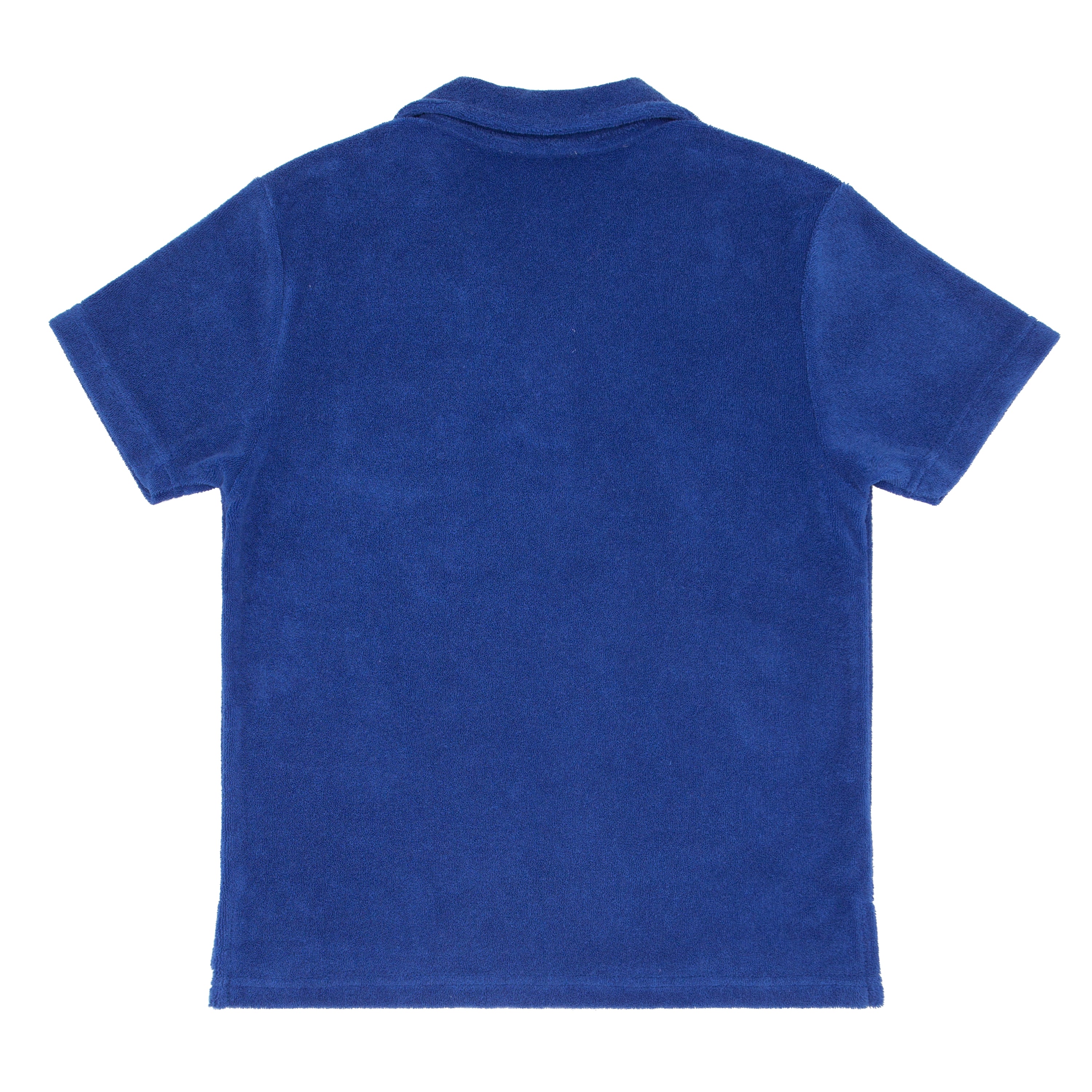 Boys Cove Blue Short Sleeve French Terry Polo