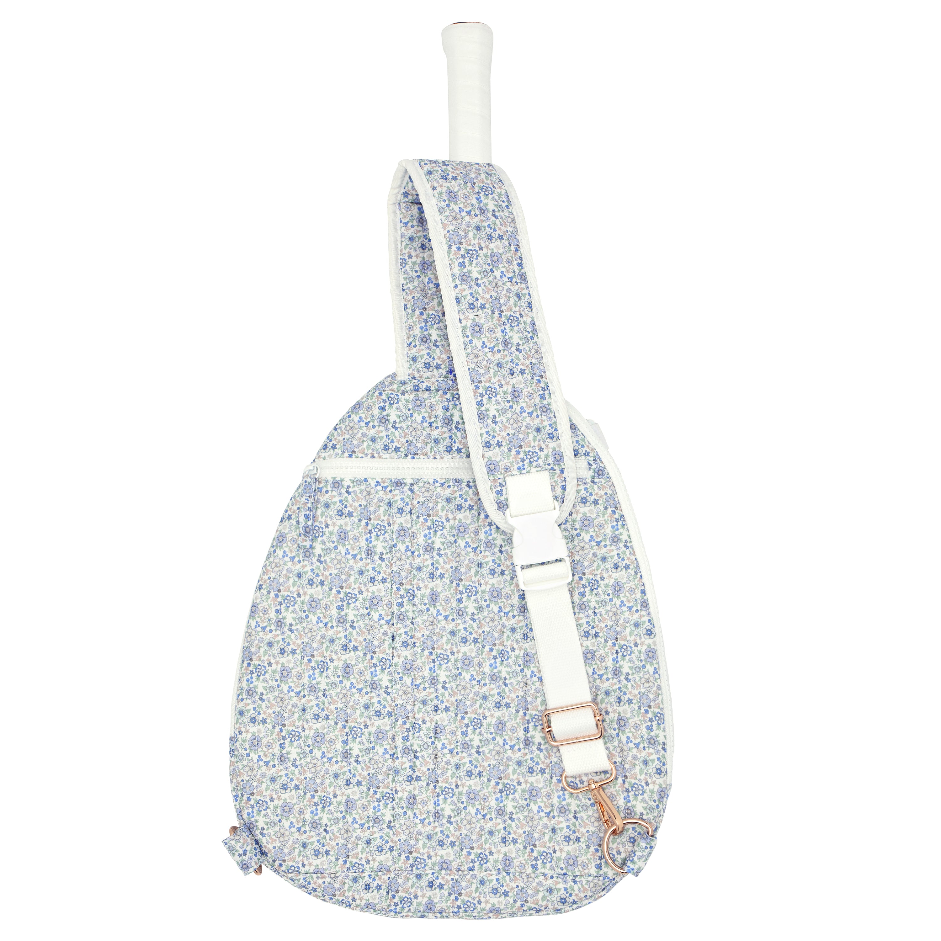 Slate Floral Tennis Bag