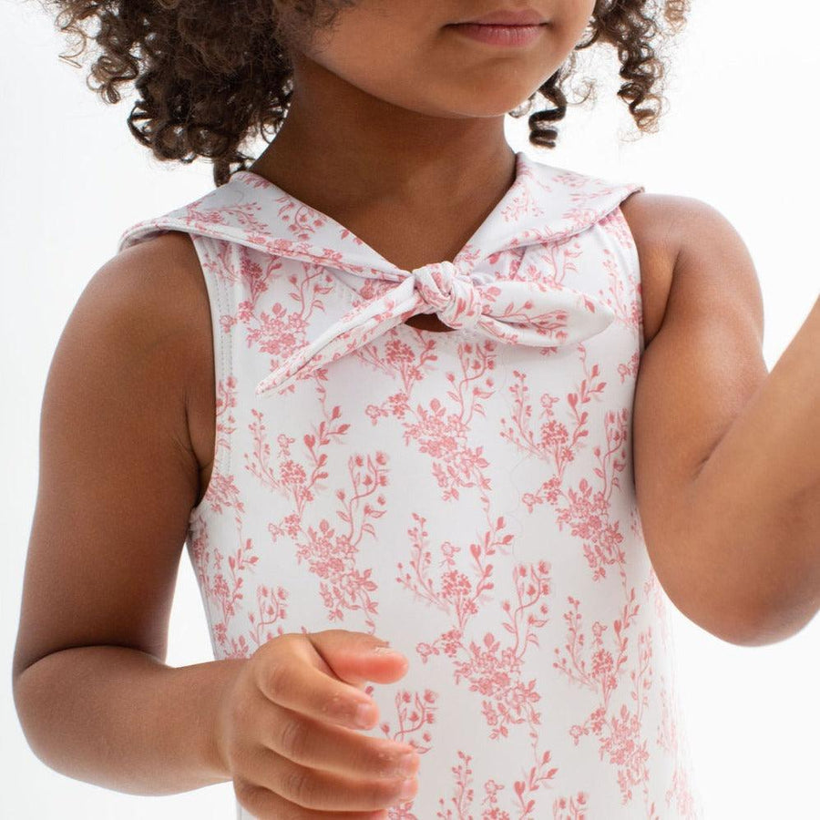 Girls Nantucket Floral Sailor One Piece