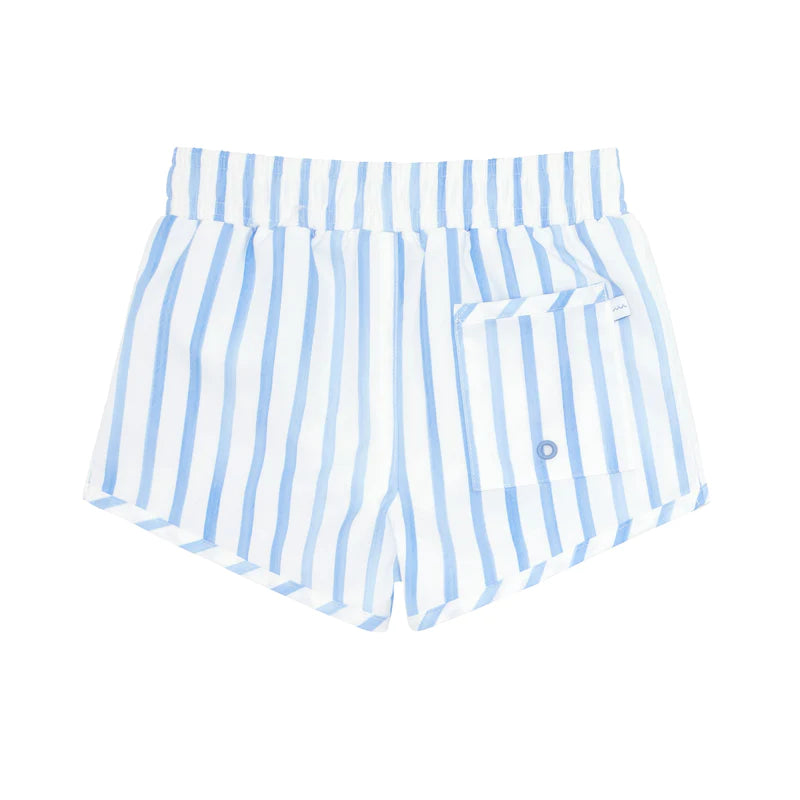 Boys Bahamian Blue Stripe Boardie