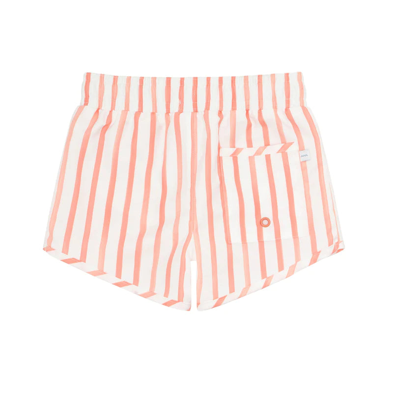 Boys Calypso Coral Stripe Boardie