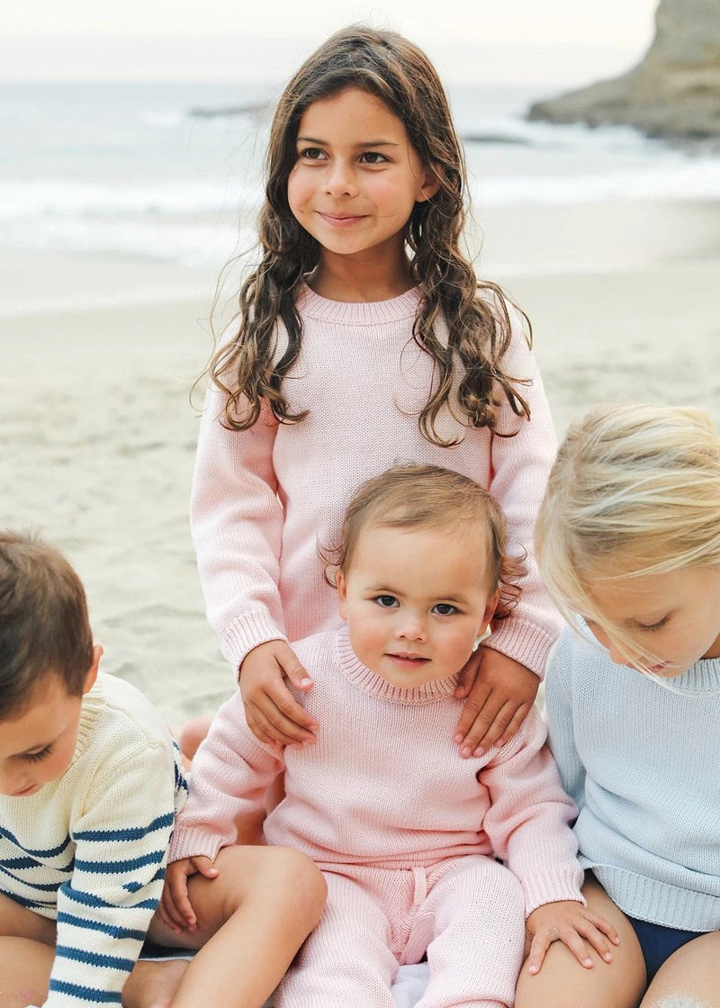 Soft Pink Knit Sweater