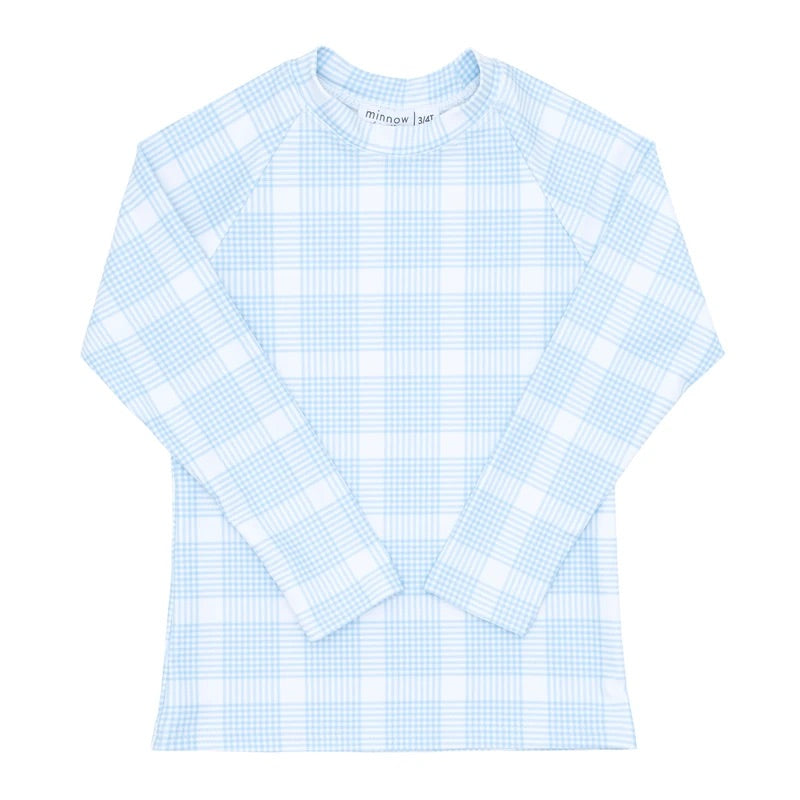 Unisex Sunwashed Plaid Rashguard