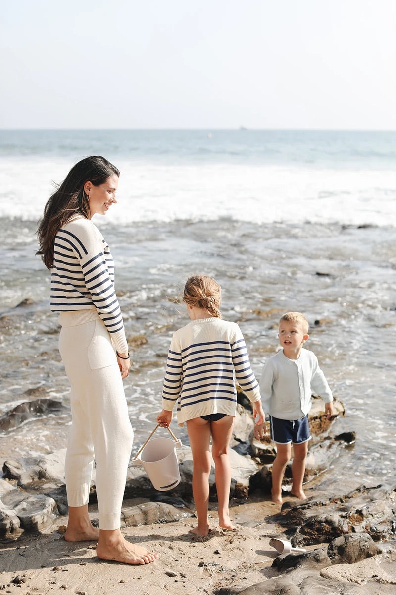 Women's Cream Knit Pant