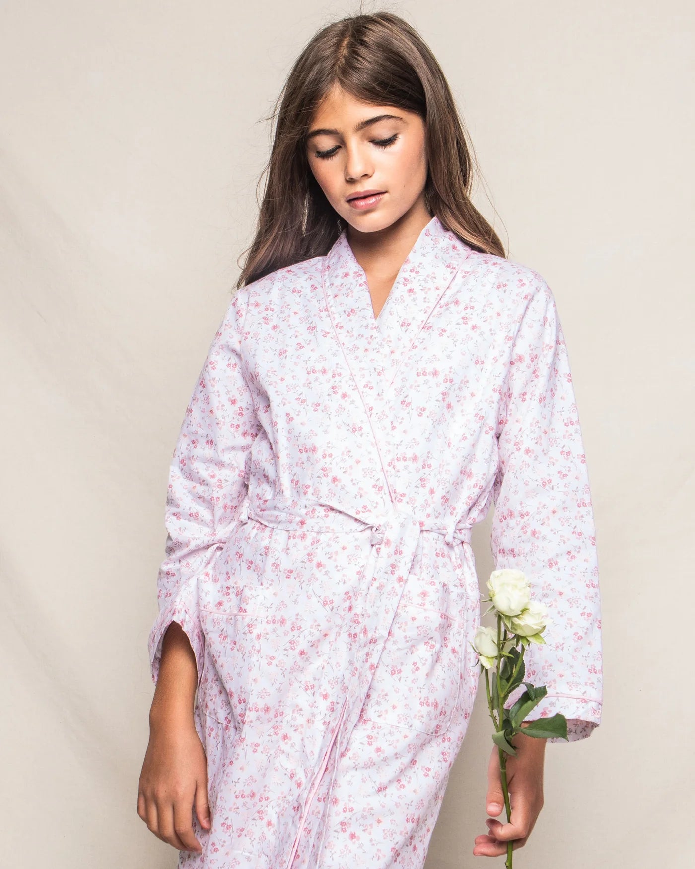 Kid's Twill Robe in Dorset Floral