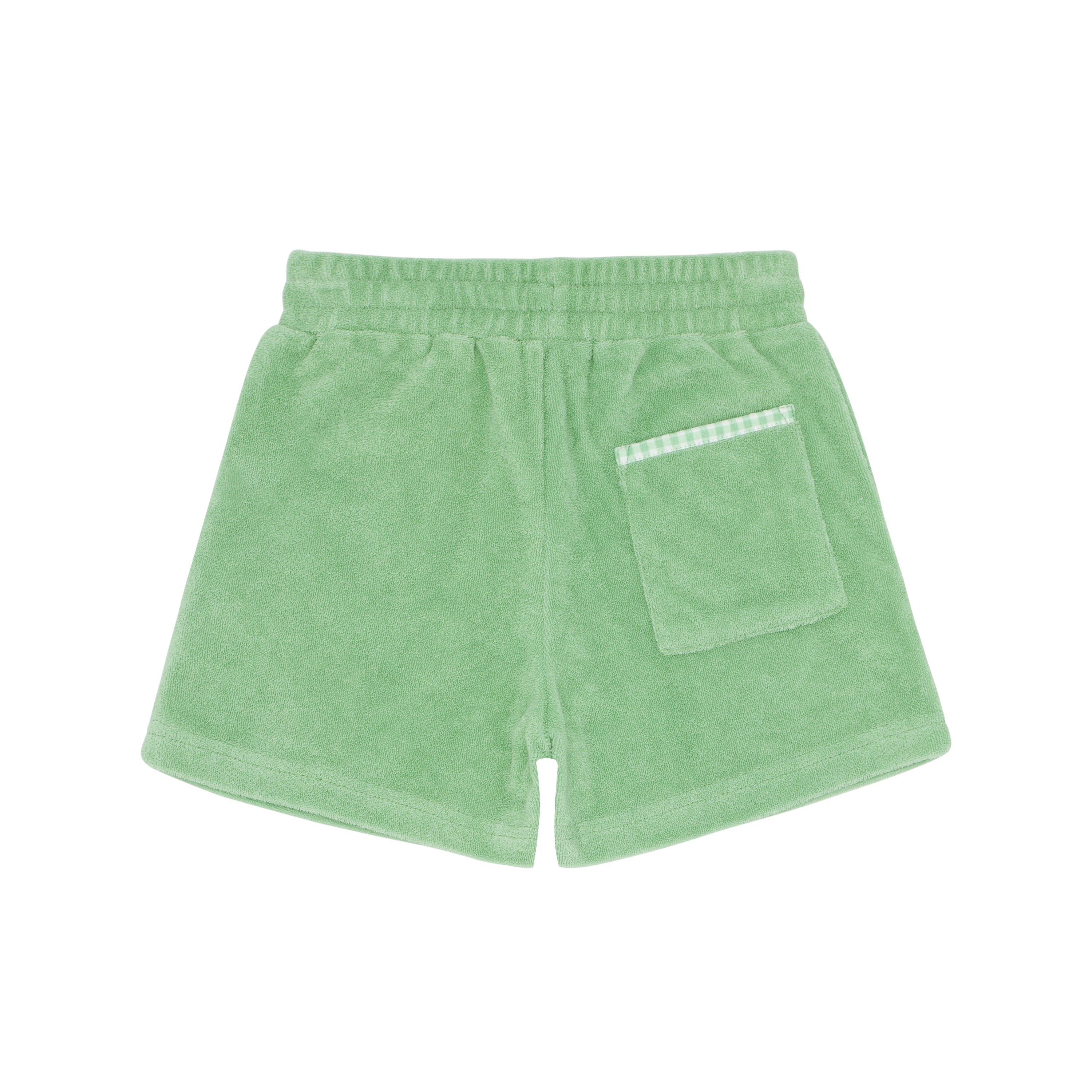 Boys Palm Green French Terry Short