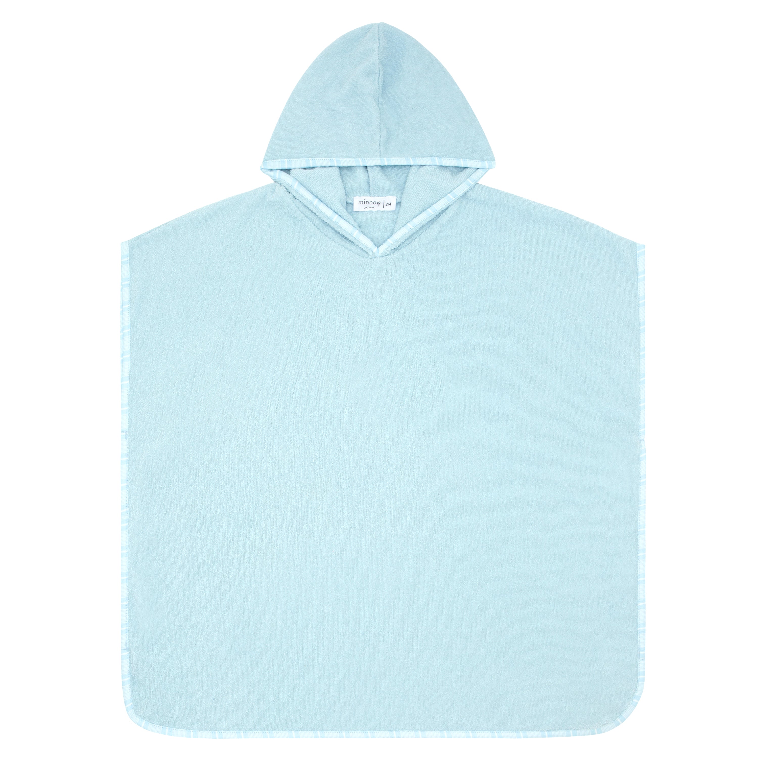 Unisex Pacific Blue French Terry Hooded Coverup