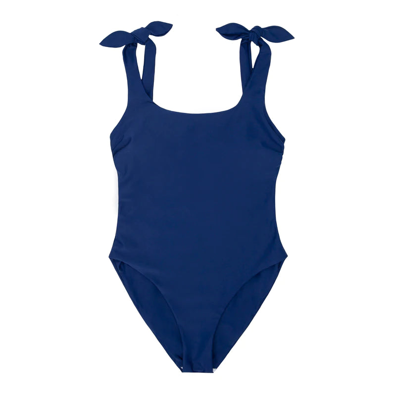 Women's Navy Tie Knot One Piece